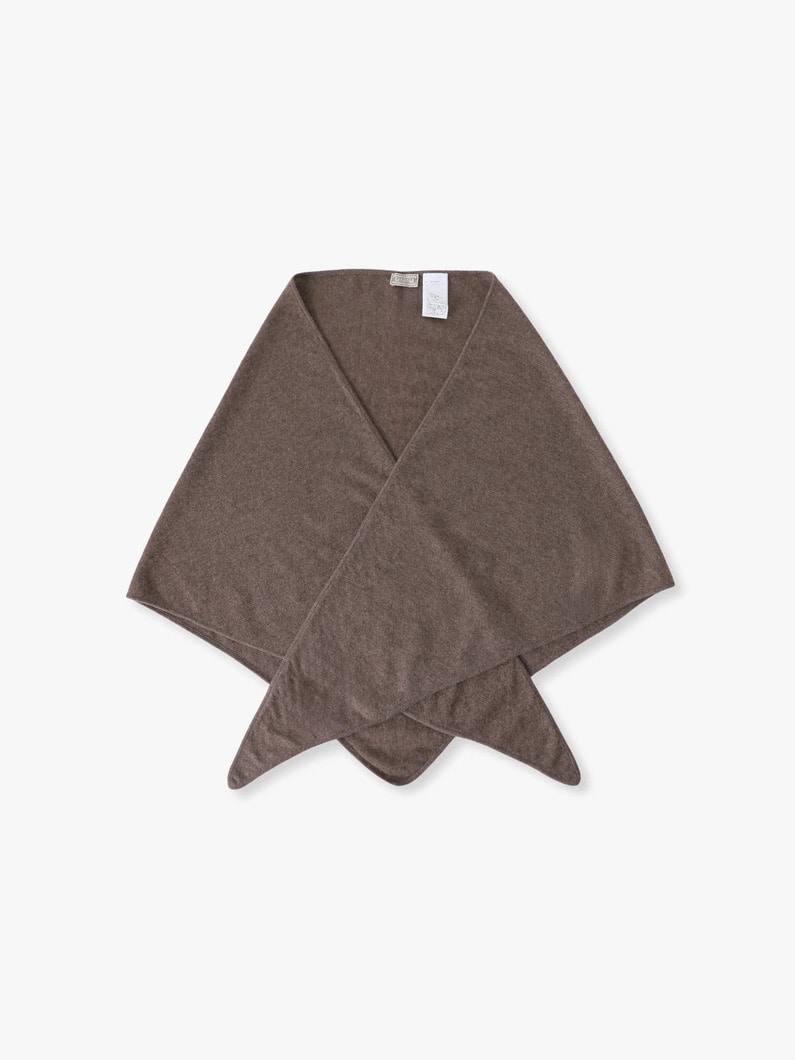 ルリ カシミア バンダナ（グレー/ブラウン/ベージュ） 詳細画像 beige