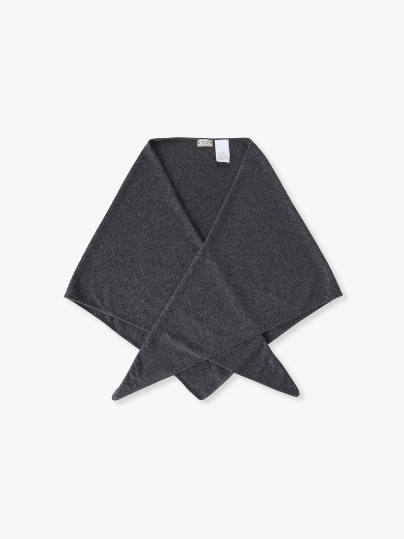 ルリ カシミア バンダナ（グレー/ブラウン/ベージュ） 詳細画像 gray 3