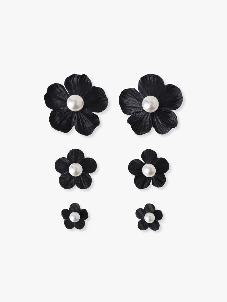 ヴィオラ ヘアマグネット セット 詳細画像 black 1