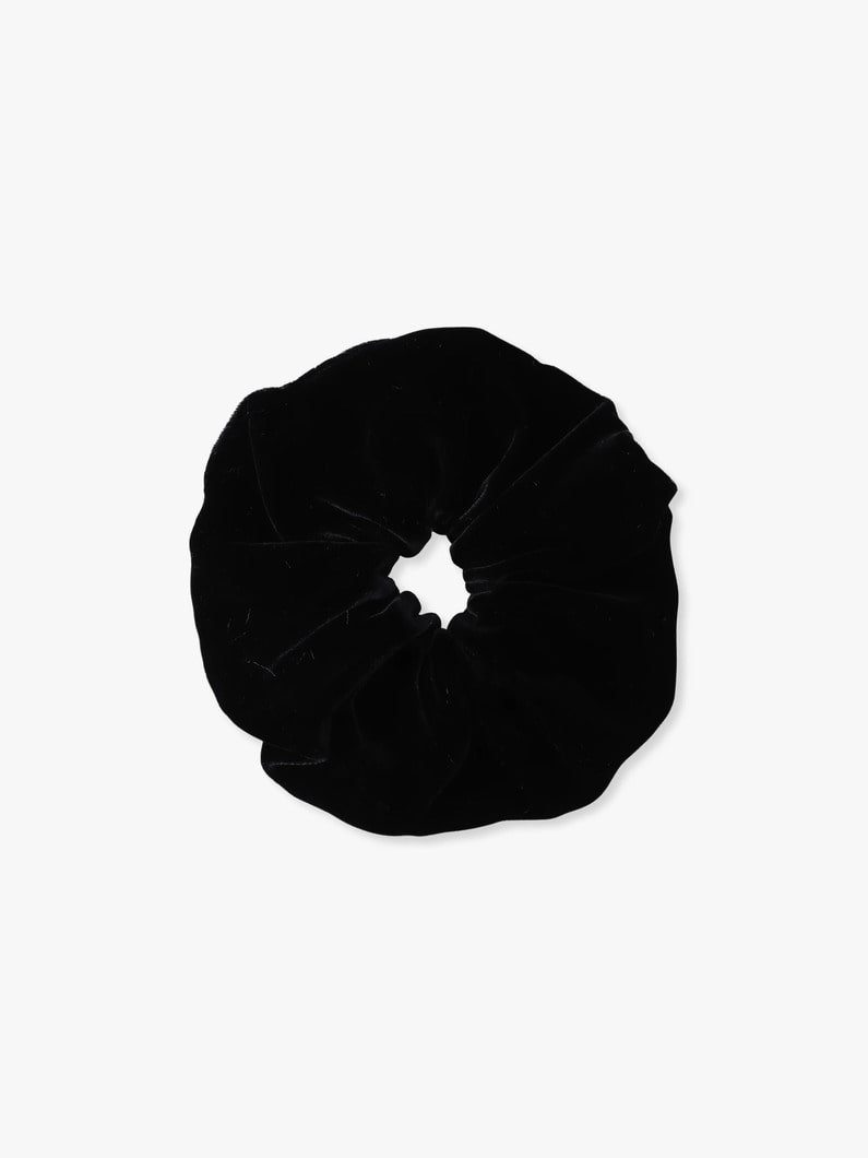 ベルベット スクランチー（レッド/ブラック） 詳細画像 black 1