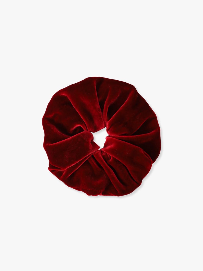 ベルベット スクランチー（レッド/ブラック） 詳細画像 red