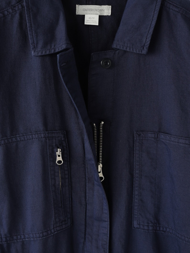 Station Cinched Jumpsuit (navy) 詳細画像 navy 5