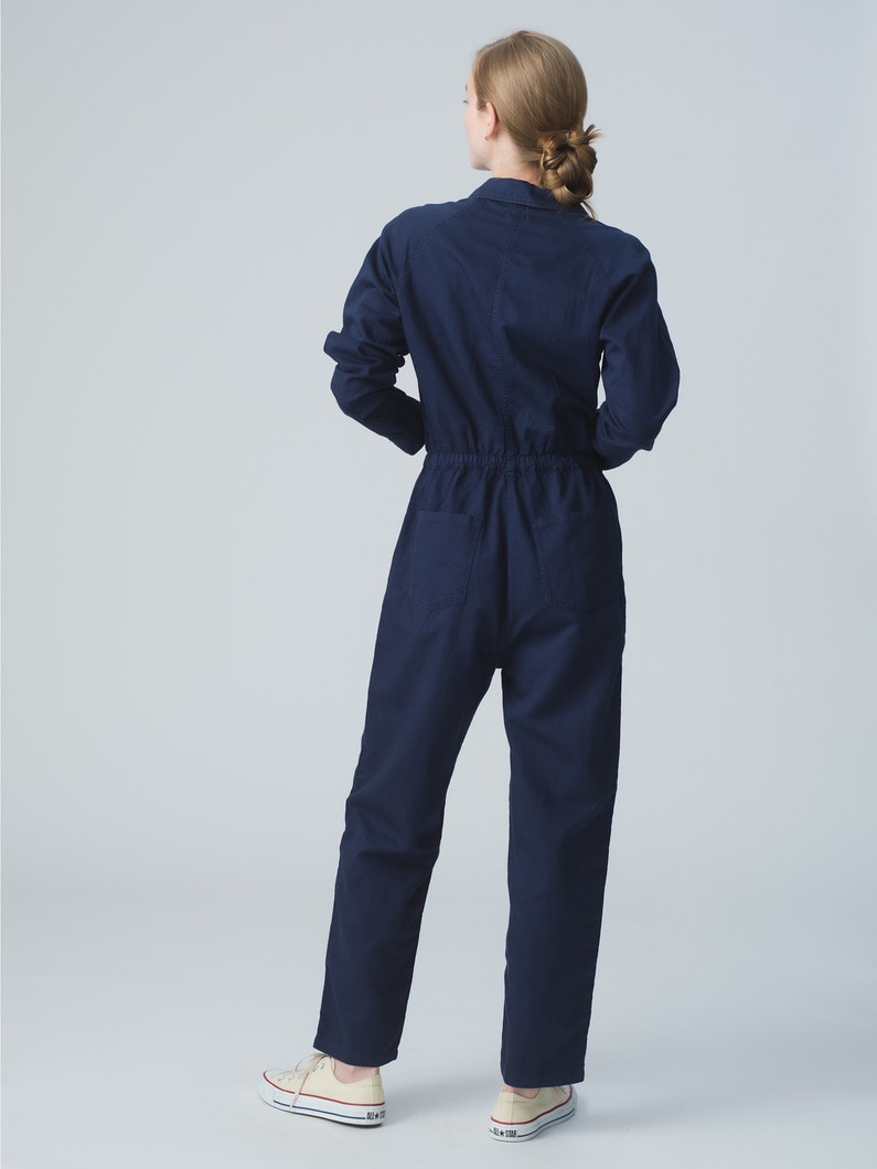 Station Cinched Jumpsuit (navy) 詳細画像 navy 2