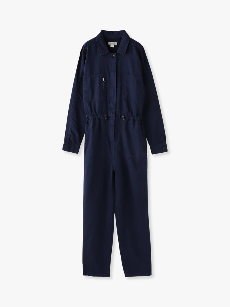 Station Cinched Jumpsuit (navy) 詳細画像 navy 3
