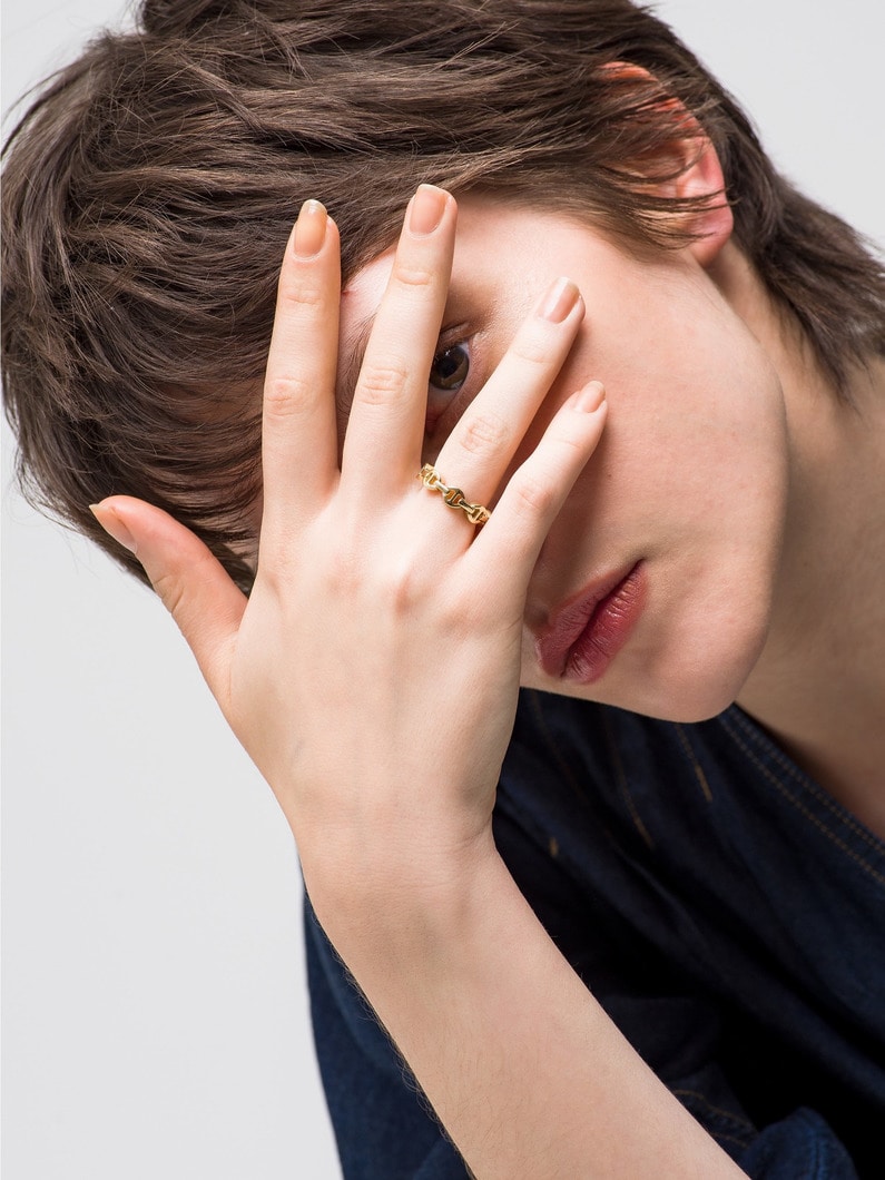 デイム トライリンク リング（イエローゴールド） 詳細画像 yellow gold 5