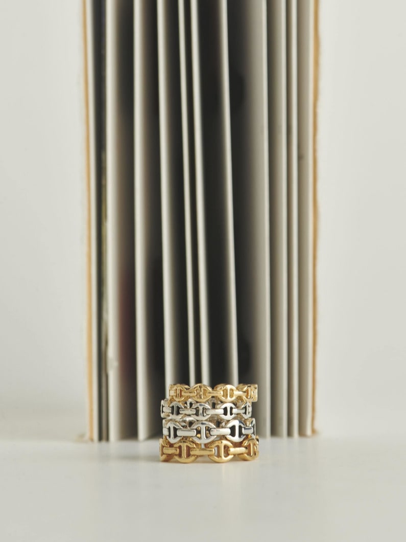 デイム トライリンク リング（イエローゴールド） 詳細画像 yellow gold 6