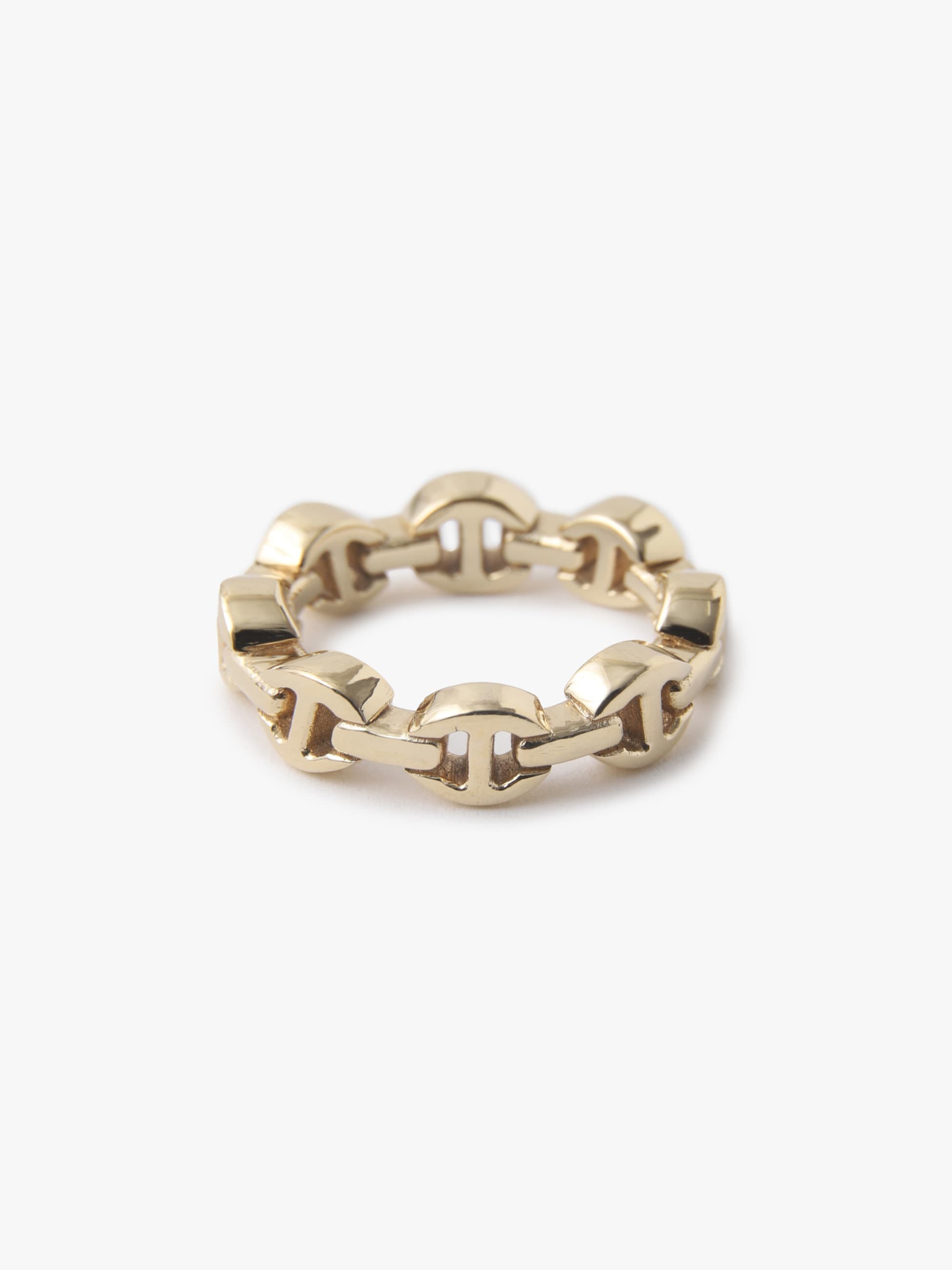 Dame Tri-Link Ring (Rose Gold / Yellow Gold)｜HOORSENBUHS(ホーセンブース)｜Ron Herman