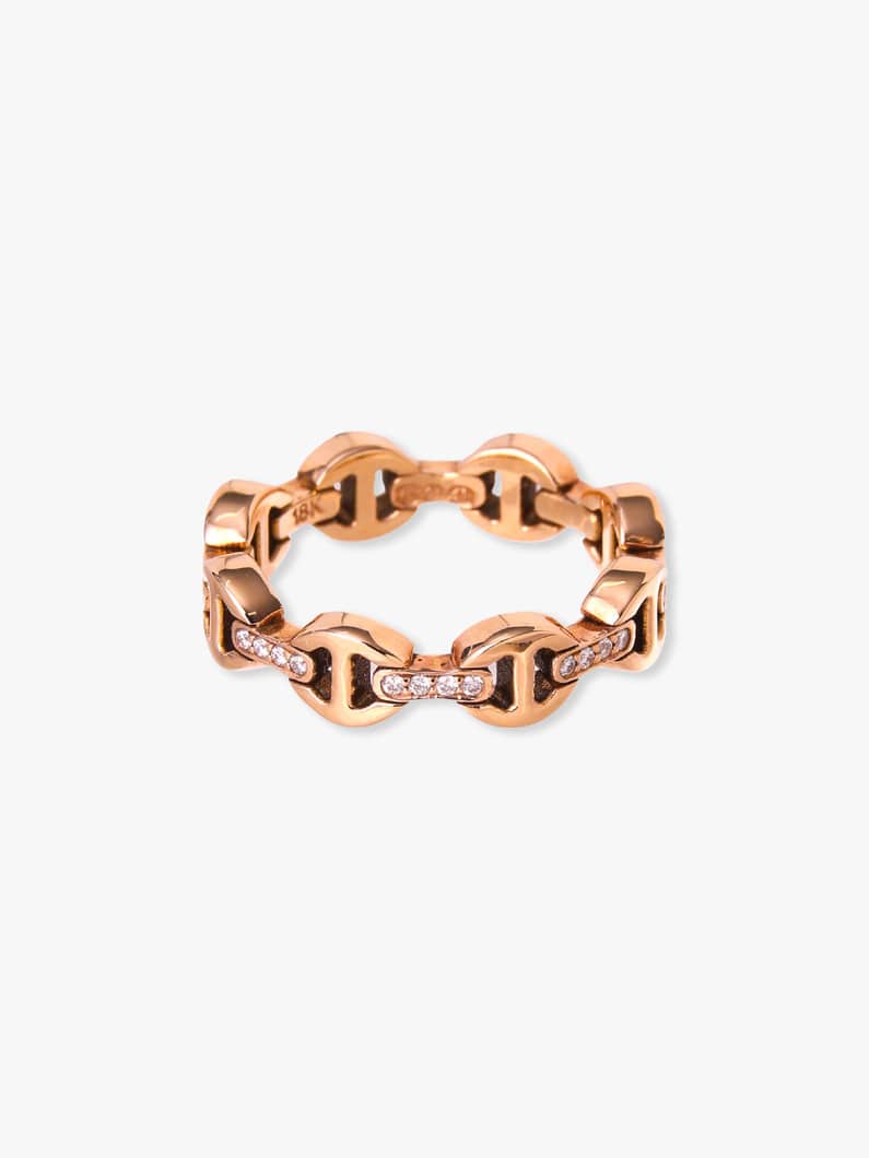 デイム トライリンク ダイヤモンドブリッジ リング（ローズゴールド） 詳細画像 rose gold 1