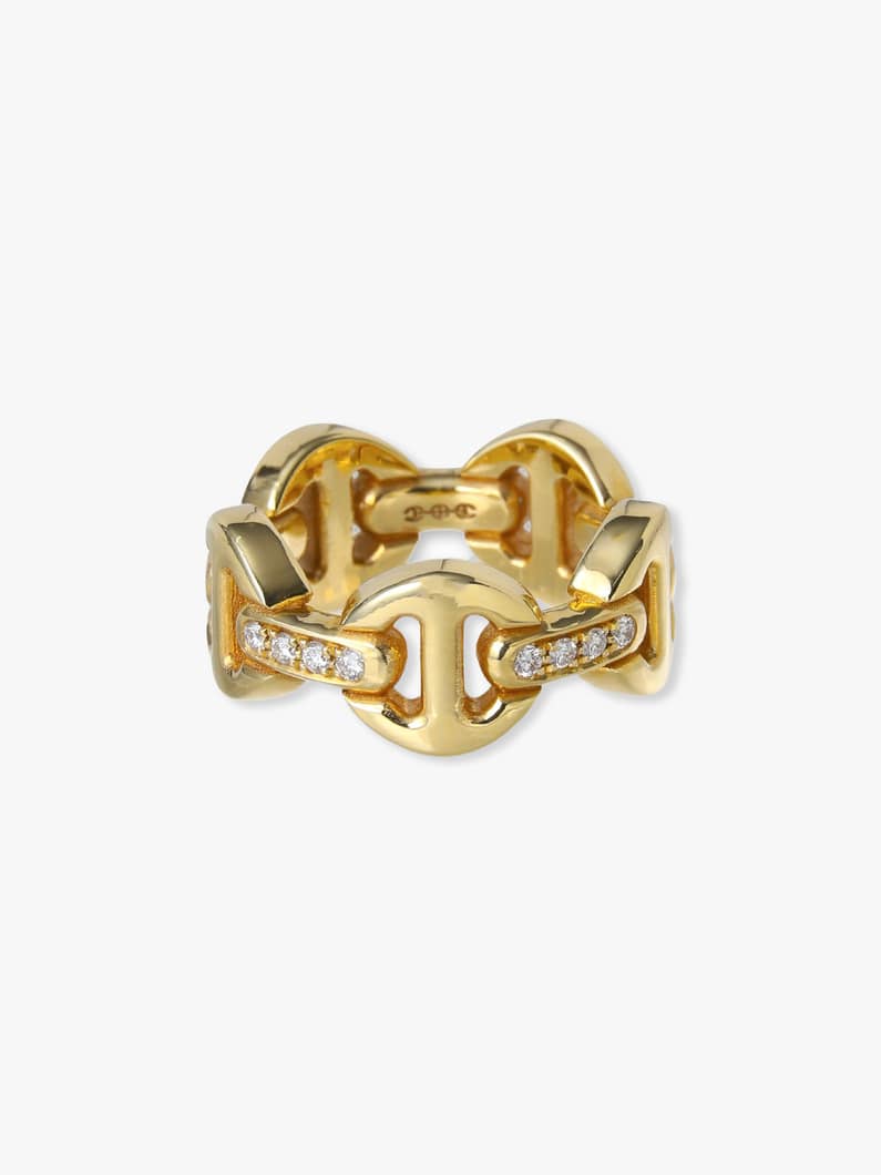 デイム クラシック トライリンク ダイヤモンドリング（イエローゴールド） 詳細画像 yellow gold 1