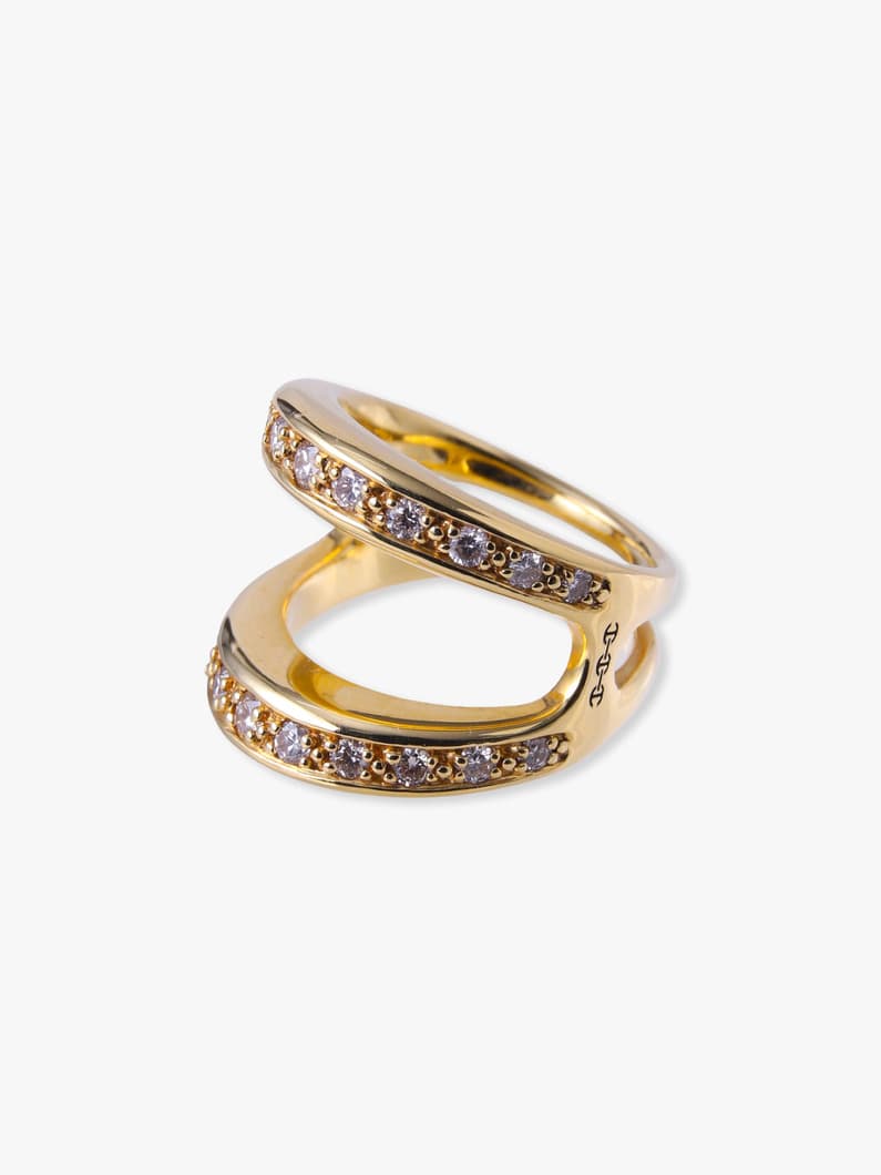 マスク ダイヤモンド リング（イエローゴールド） 詳細画像 yellow gold 1