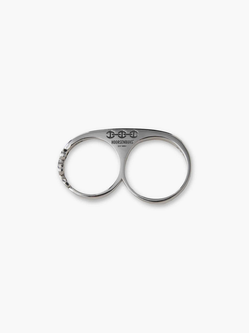 ダブル ナックルリング 詳細画像 silver 4