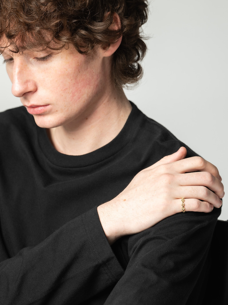 マイクロ デイム II トライリンク リング 詳細画像 yellow gold 2