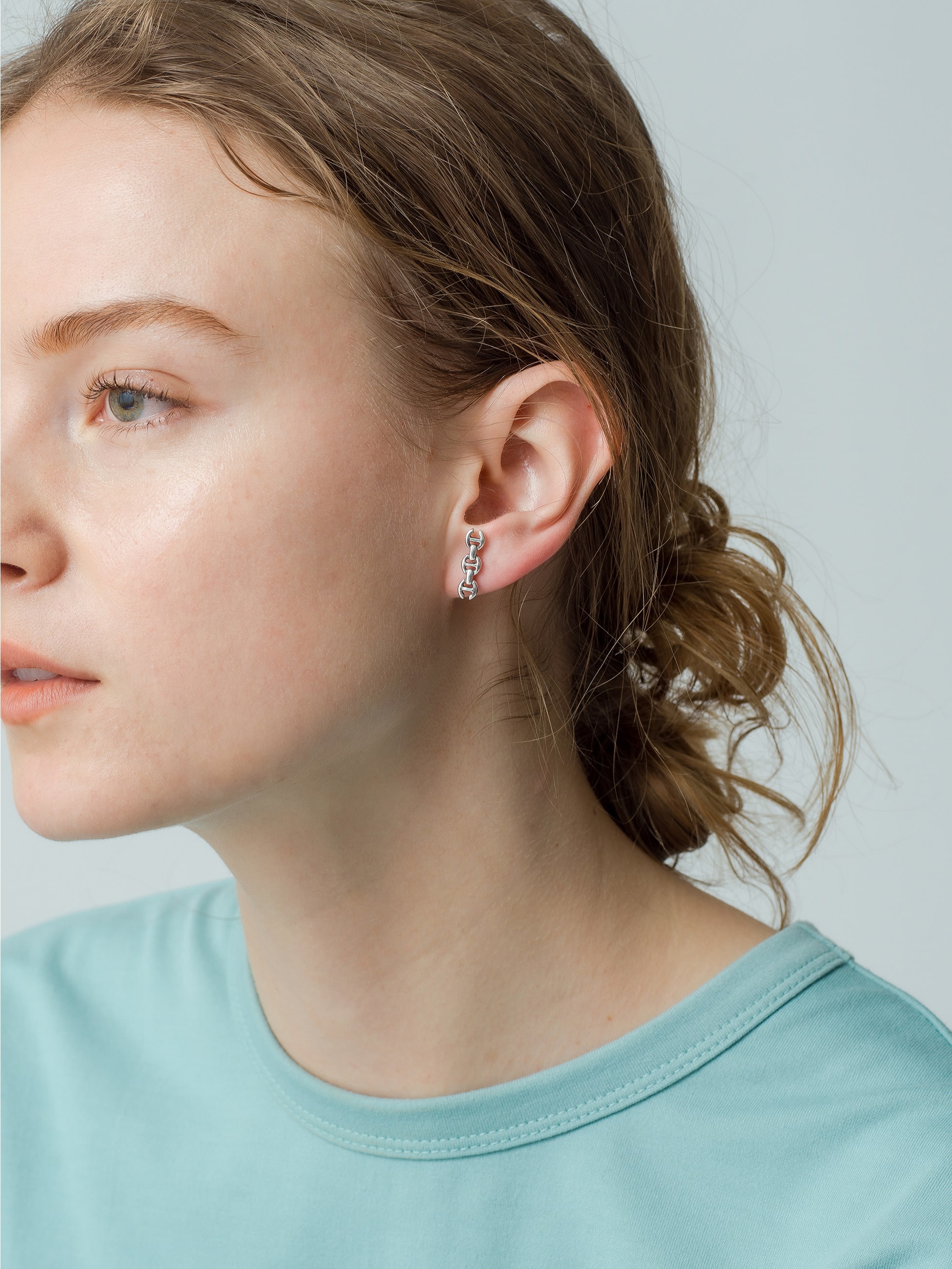 3mm Toggle Studs Pierced Earrings｜HOORSENBUHS(ホーセンブース