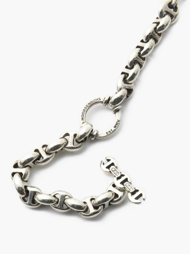 10mm Open-Link Wallet Chain (15inch) 詳細画像 silver 4