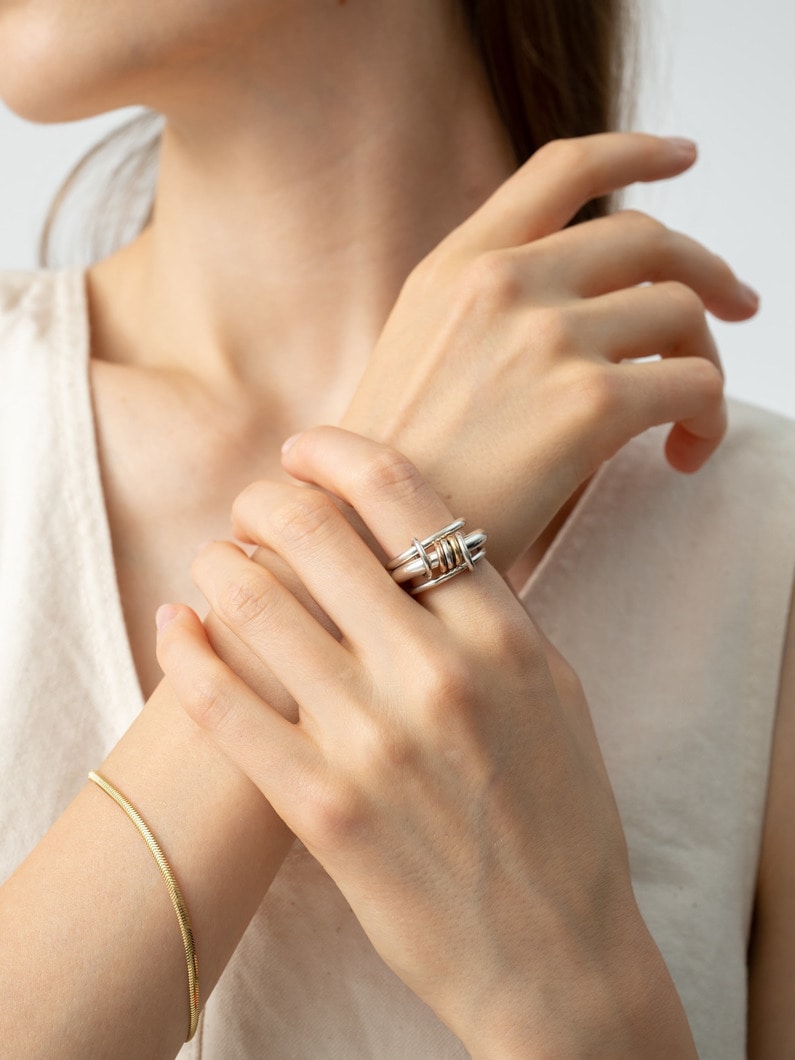 ジェミニ スリーリンクス スターリングシルバー リング 詳細画像 other 4