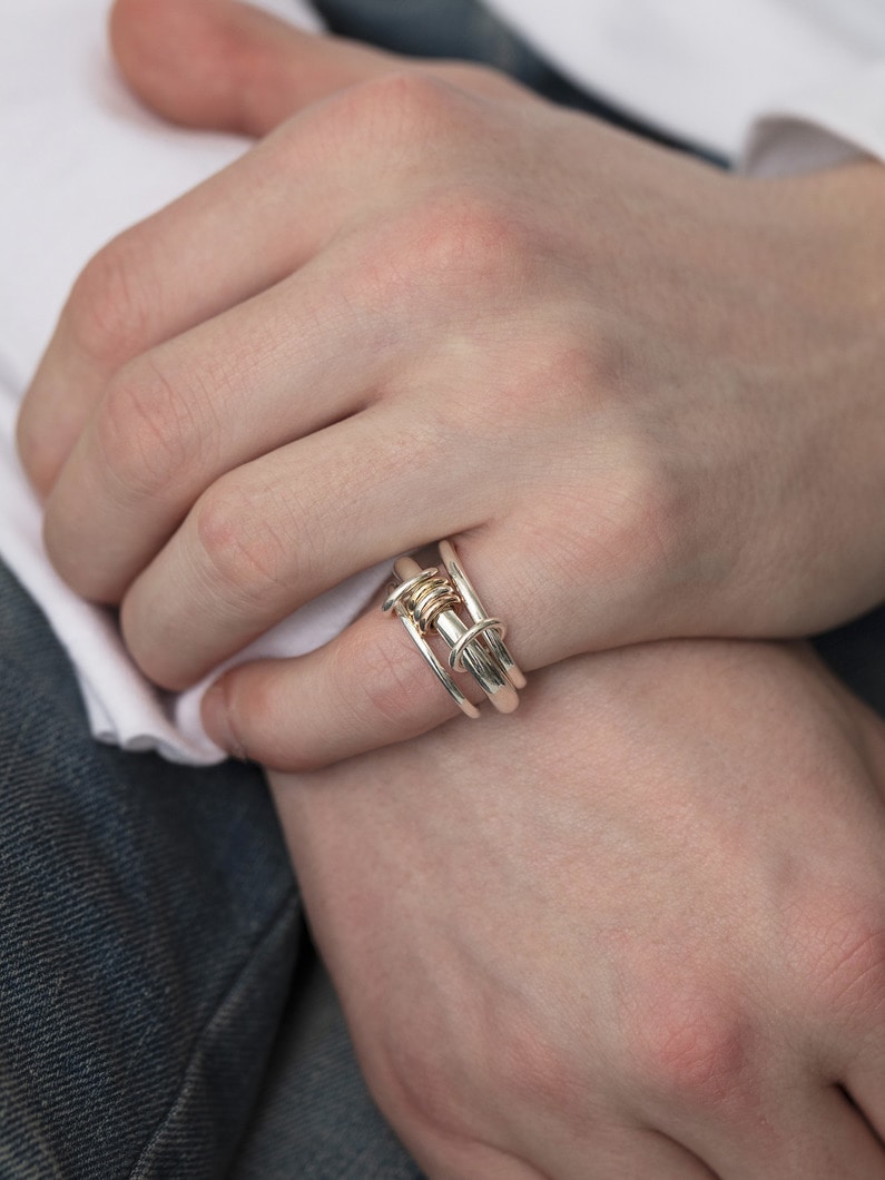 ジェミニ スリーリンクス スターリングシルバー リング 詳細画像 other 5