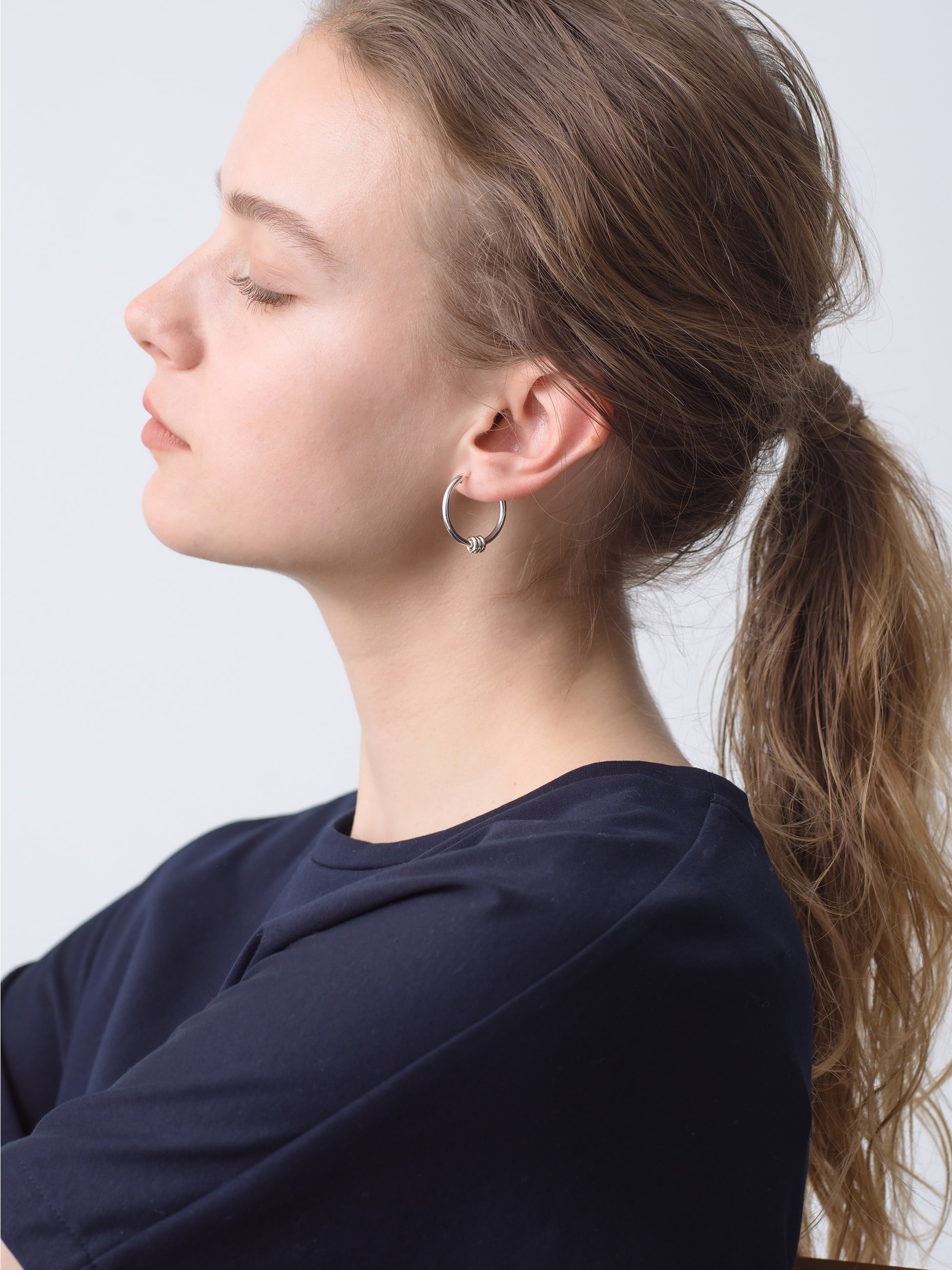 Argo Hoop Pierced Earrings｜Spinelli Kilcollin(スピネリキルコリン 