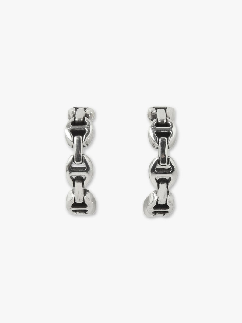 Micro Crescent Pierced Earrings 詳細画像 silver 2