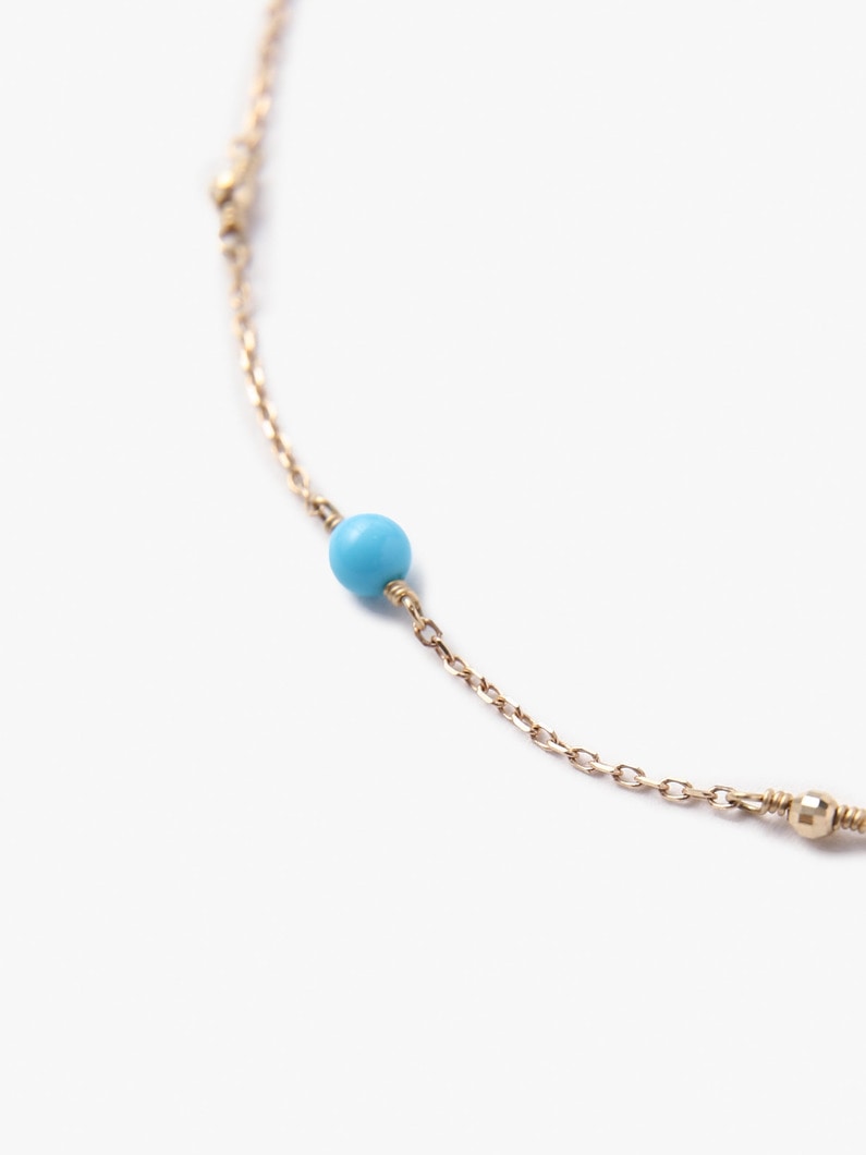 14kt Necklace With Turquoise (Long)｜MIZUKI(ミズキ)｜Ron Herman