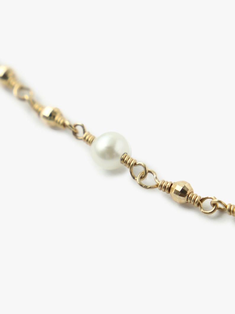14kt Necklace 16.5 Adjustable Wrapped Gold Chain 詳細画像 other 4