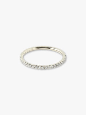 14K Stack White Diamond Ring 詳細画像 white gold