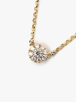 Le Fleur White Diamond Necklace  詳細画像 yellow gold