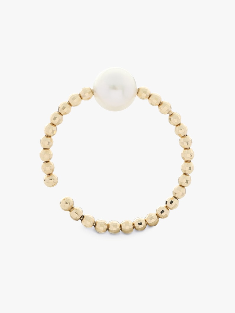 14K Gold Beads and Pearl Single Ear Cuff｜MIZUKI(ミズキ)｜Ron Herman