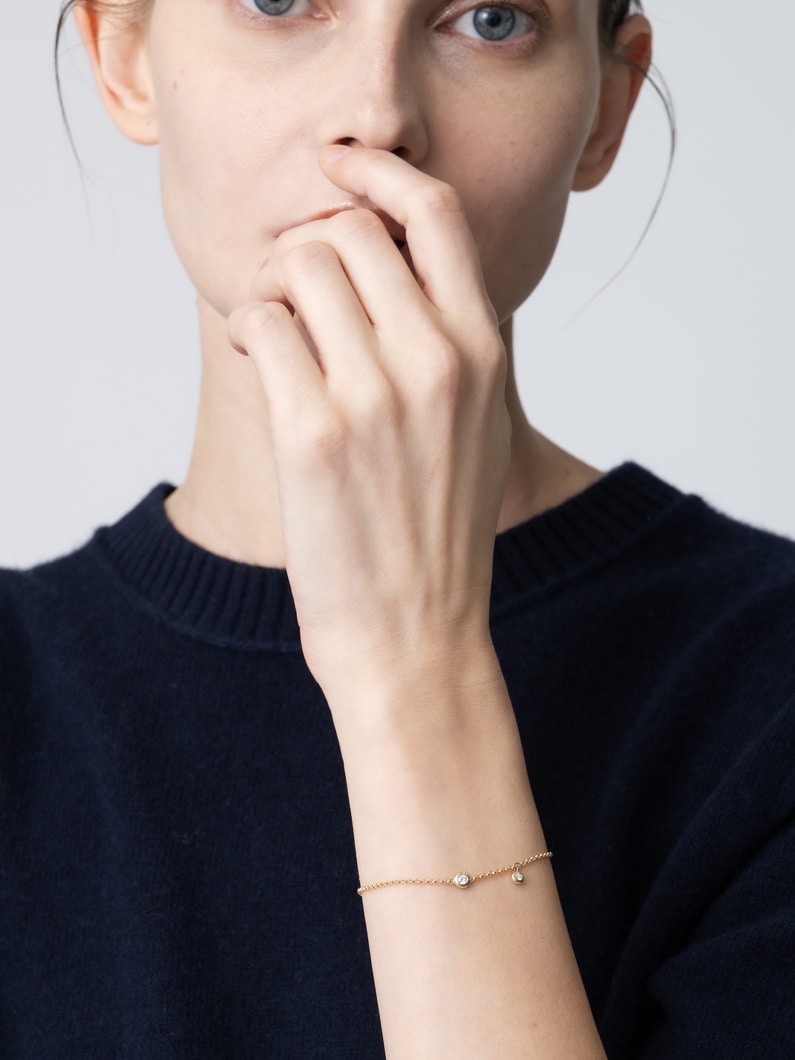 ダブルドーム ブレスレット 詳細画像 yellow gold 3