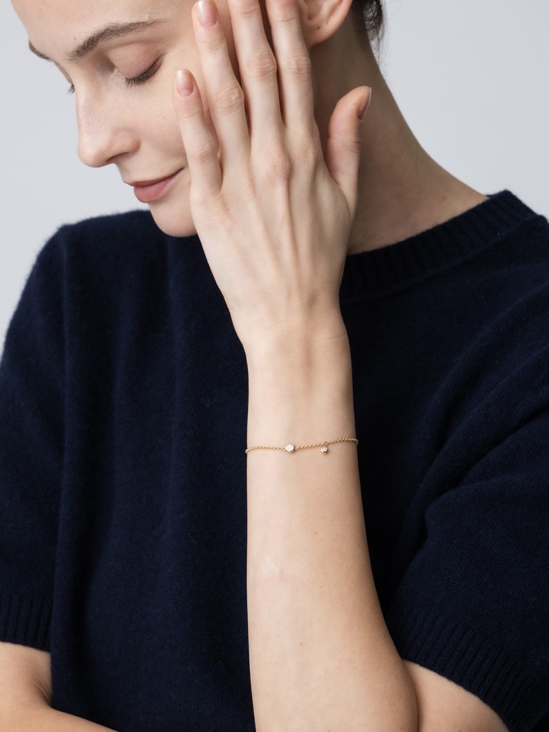 ダブルドーム ブレスレット 詳細画像 yellow gold 4