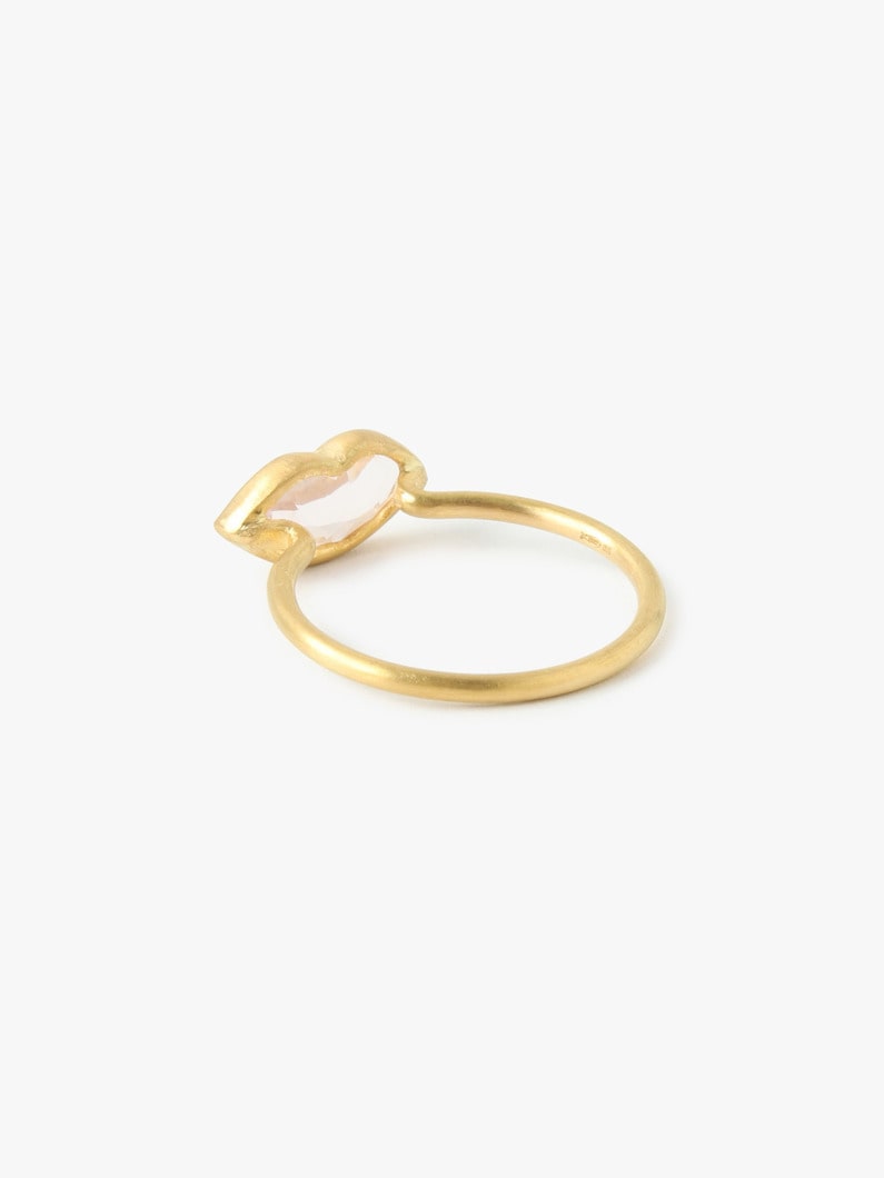 22k Yellow Gold Small Rouge Ring (Rose Quartz) 詳細画像 gold 3