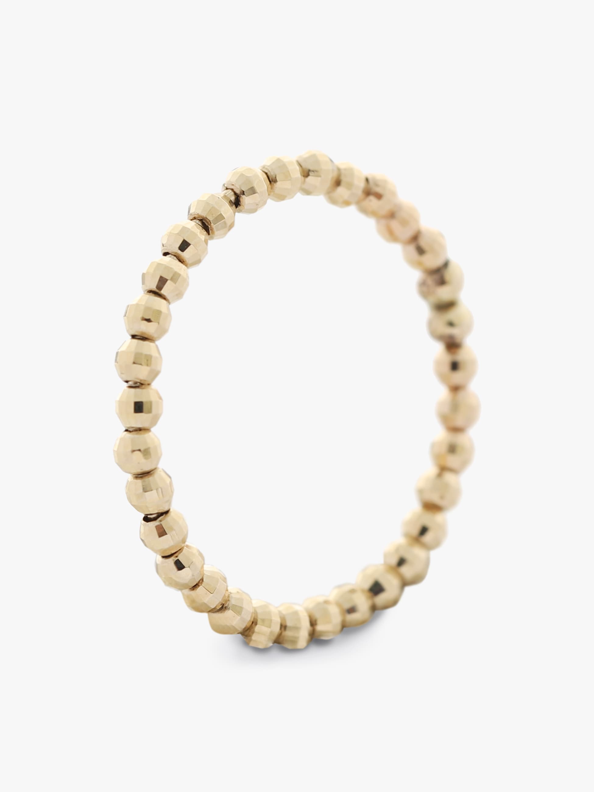 14K Yellow Gold Cut Beads Ring｜MIZUKI(ミズキ)｜Ron Herman