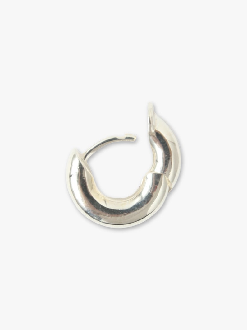 Mini Macro Hoop Silver Single Pierced Earring 詳細画像 other 4