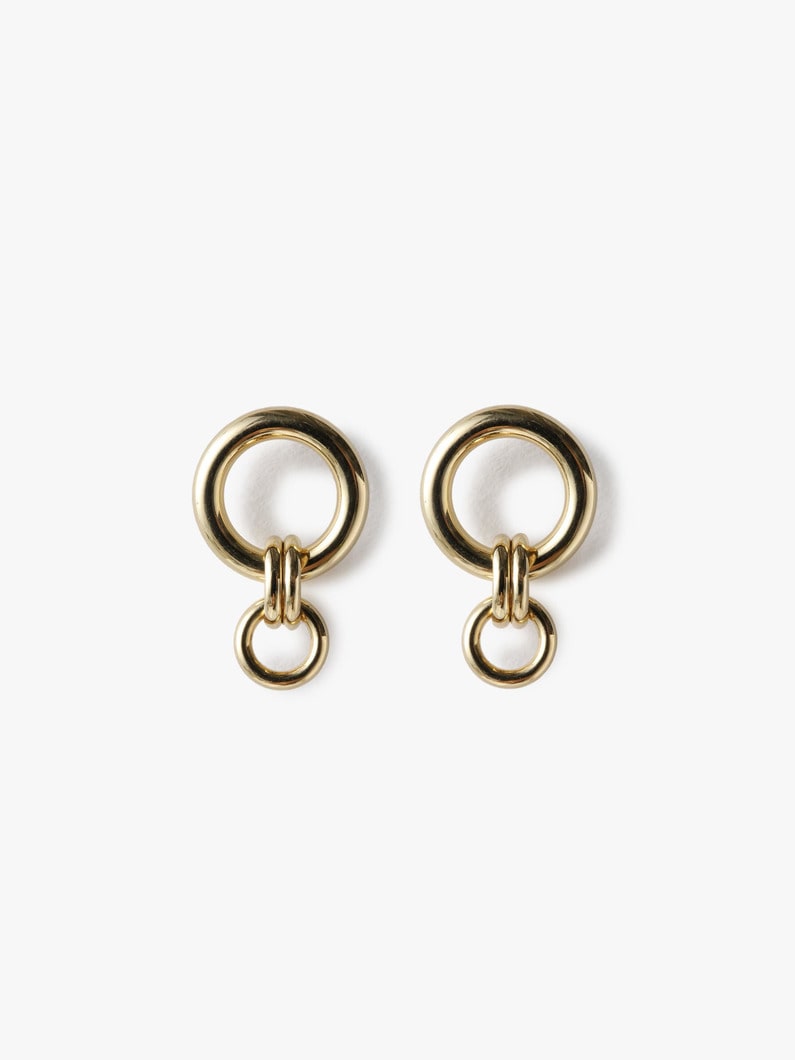 Canis Connect Pierced Earrings (Yellow Gold) 詳細画像 other 1