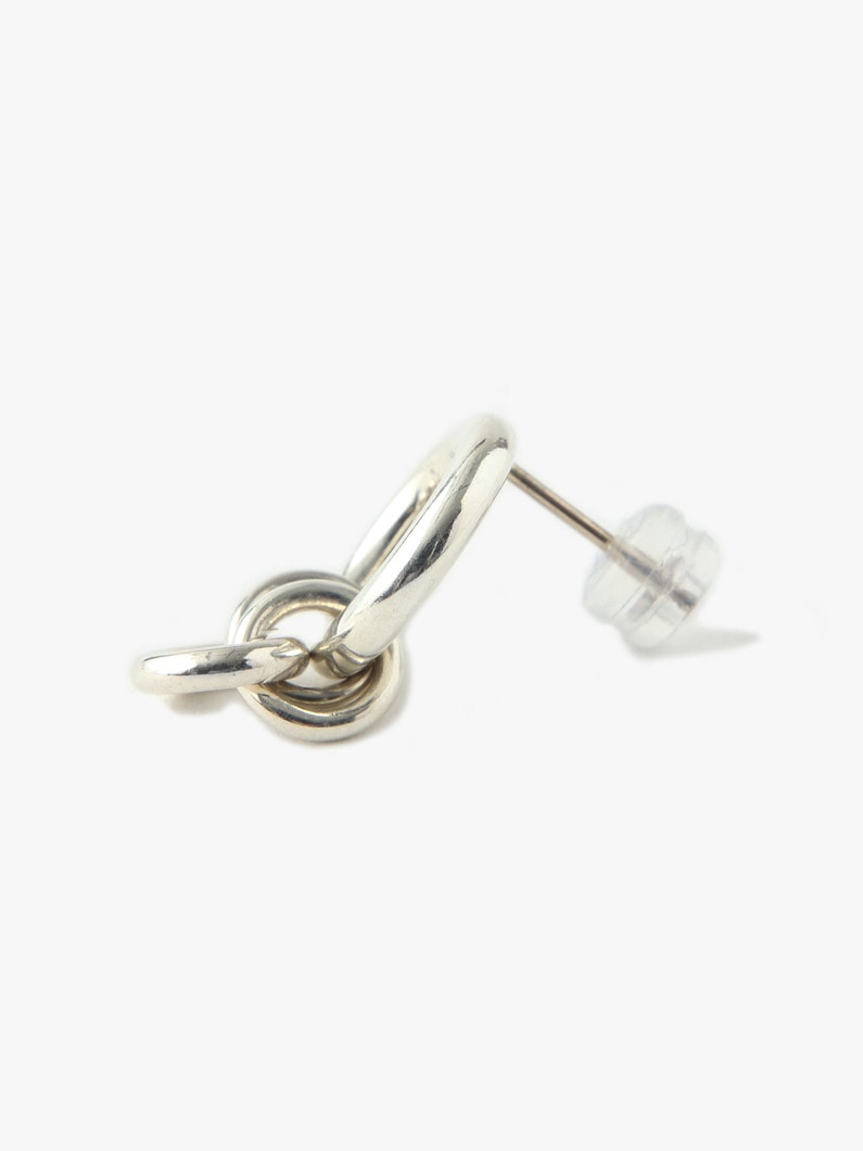 Canis Connect Pierced Earrings (Silver) 詳細画像 other 2