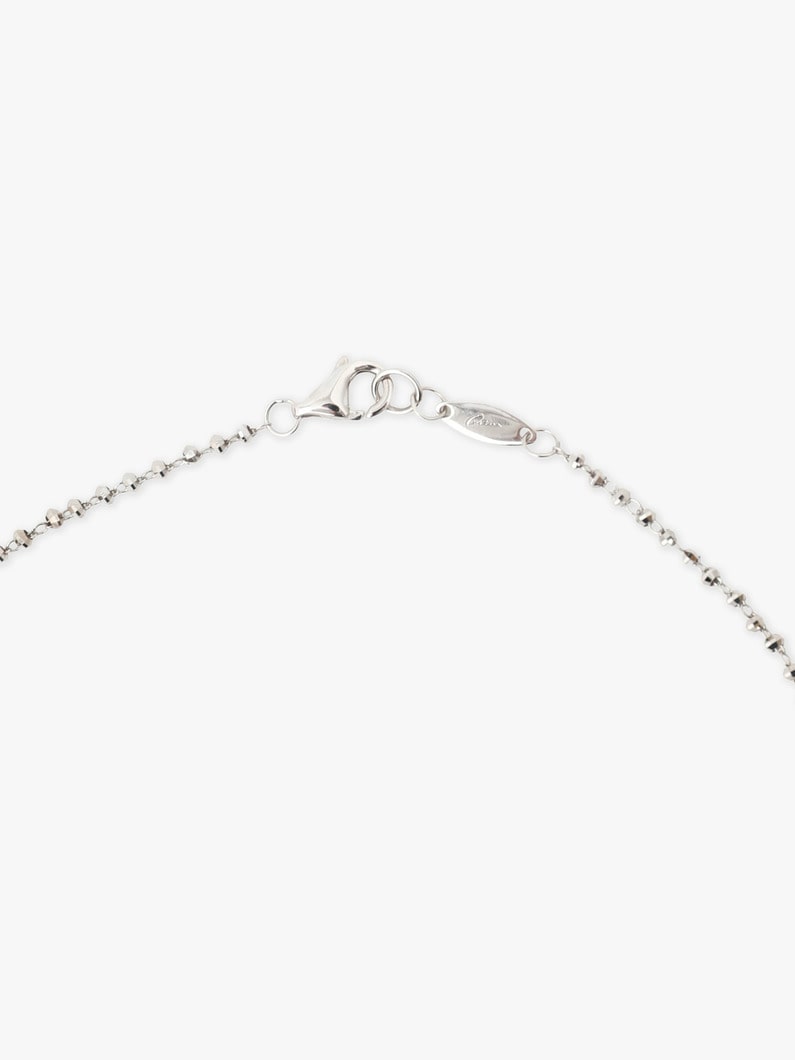 18K White Gold Diamond Cut Chain Short Necklace S 詳細画像 white gold 4