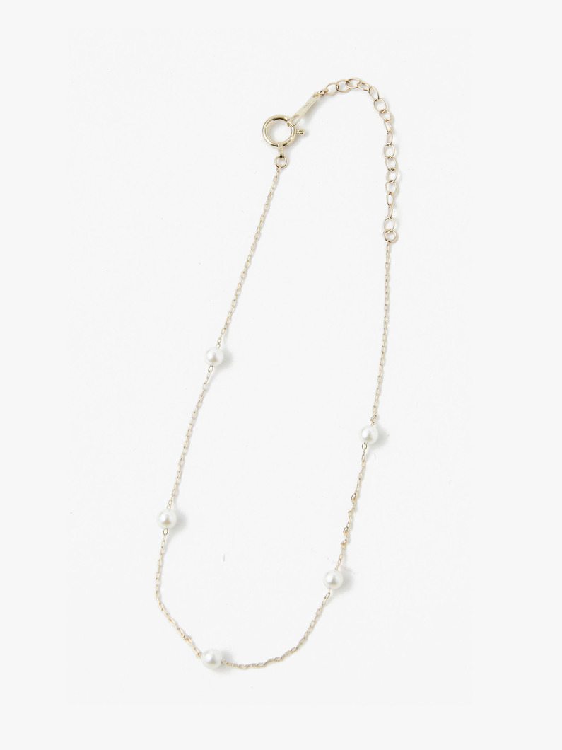 14kt Floating Baby Akoya Pearl Anklet 詳細画像 other 2