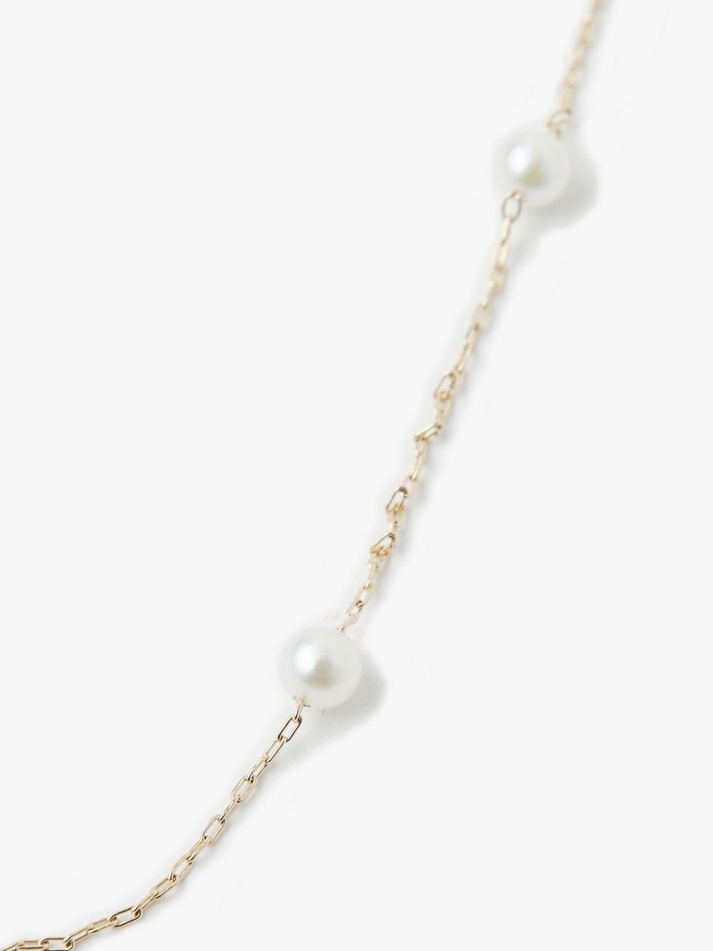 14kt Floating Baby Akoya Pearl Anklet 詳細画像 other 3
