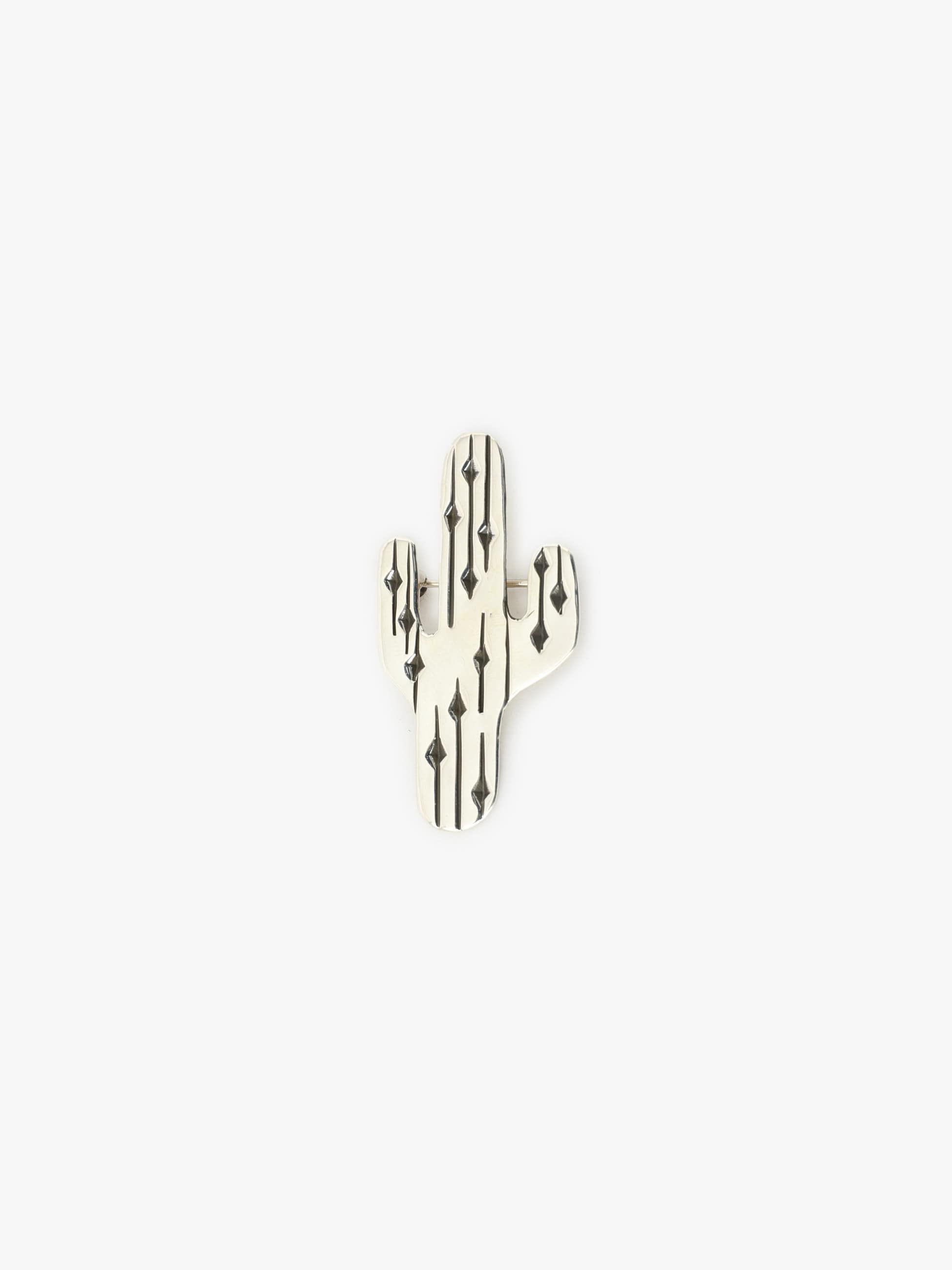 Silver Striped Cactus Brooch｜HARPOハルポ｜Ron Herman