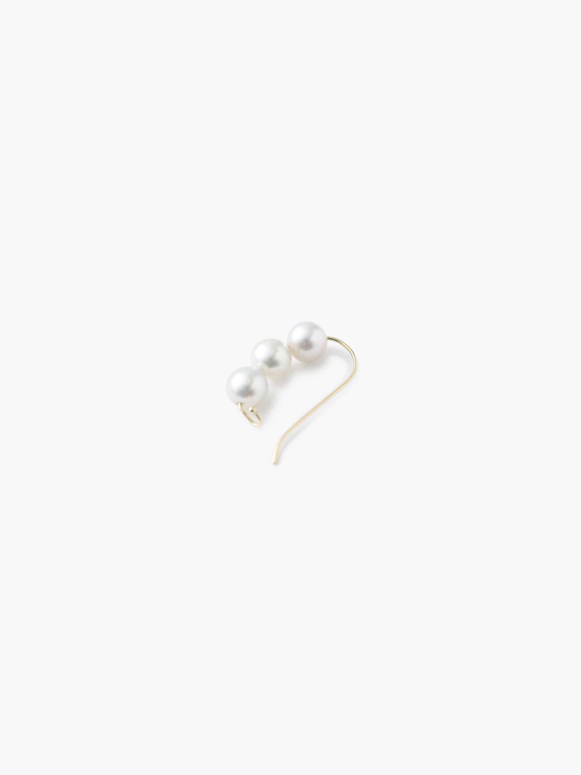 14kt 6mm Akoya Gray Pearl Pierced Earrings