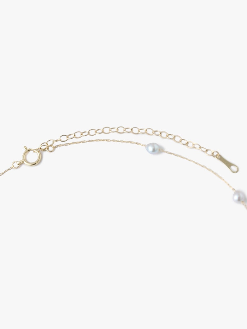 14kt Akoya Gray Pearl Adjustable Chain Necklace 詳細画像 other 4
