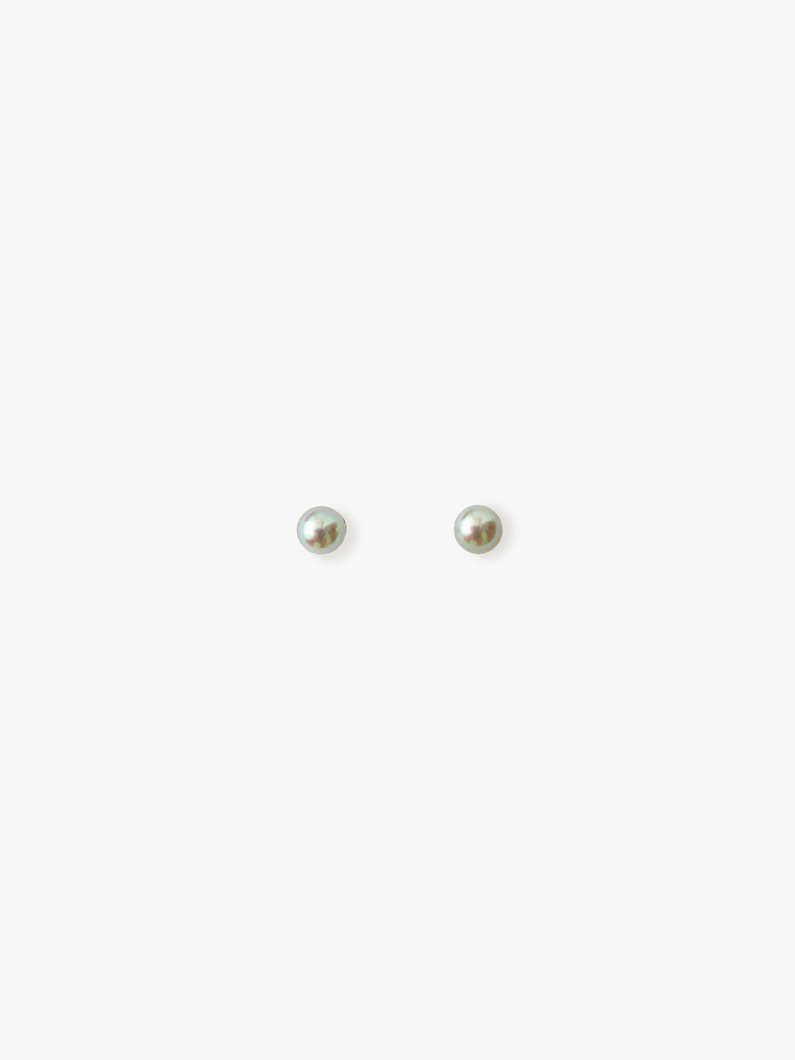 14kt Akoya Gray Pearl Chain Drop 2way Pierced Earrings 詳細画像 other 7