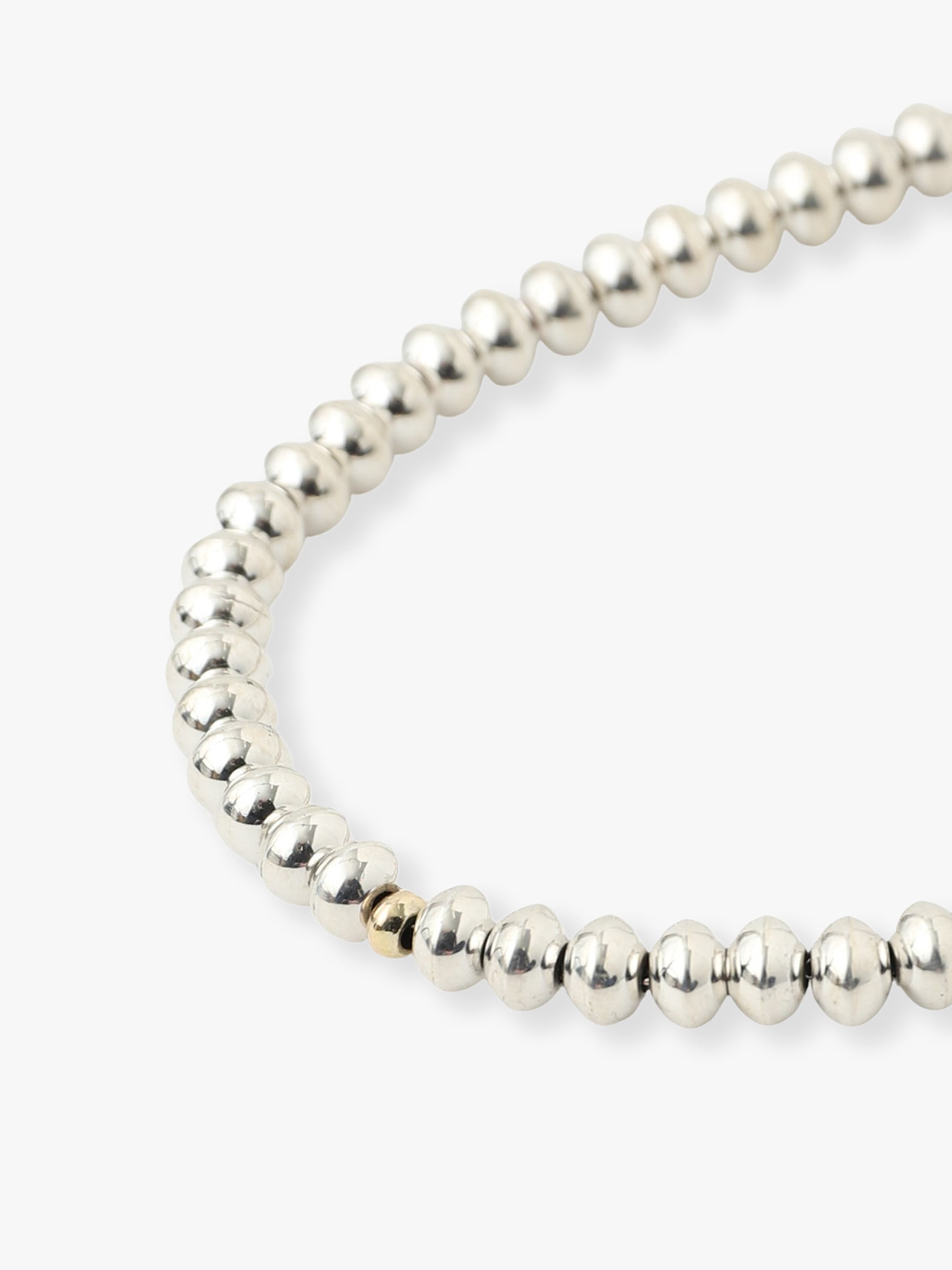 Silver Beads Necklace(31.5cm)