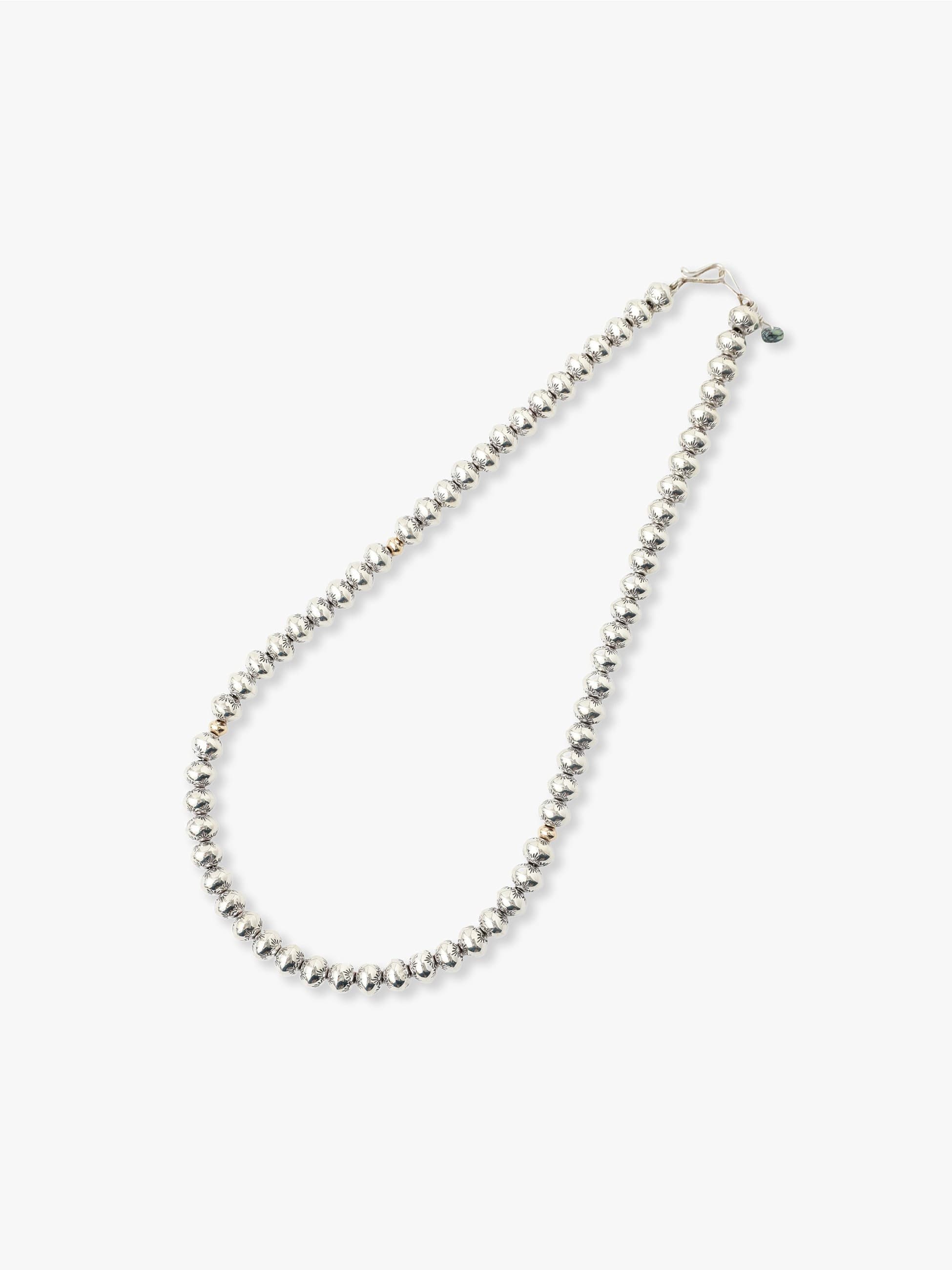 Silver Beads Necklace (54cm)