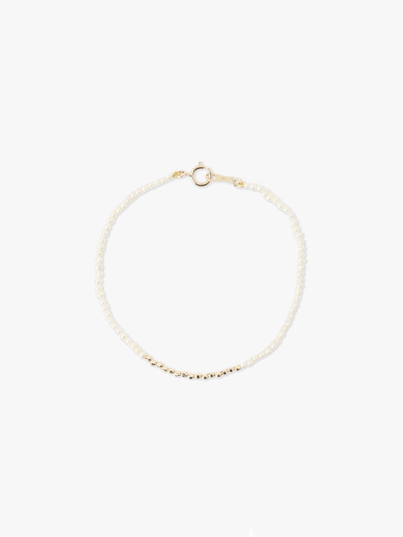 14kt Dancing Pearl with Gold Accent Bracelet 詳細画像 other 1
