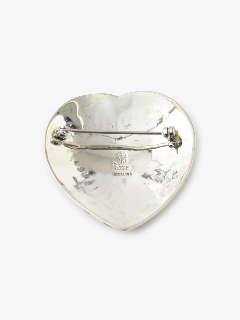 Silver Heart Brooch 詳細画像 silver 2