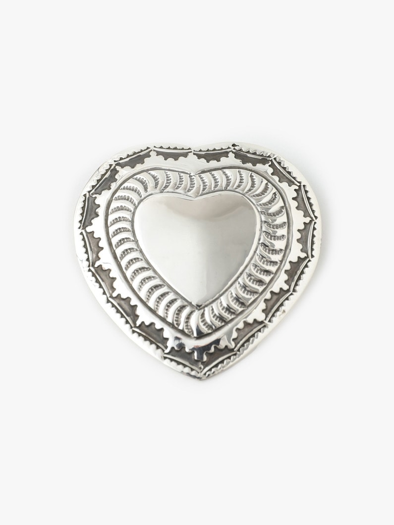 Silver Heart Brooch 詳細画像 silver 1