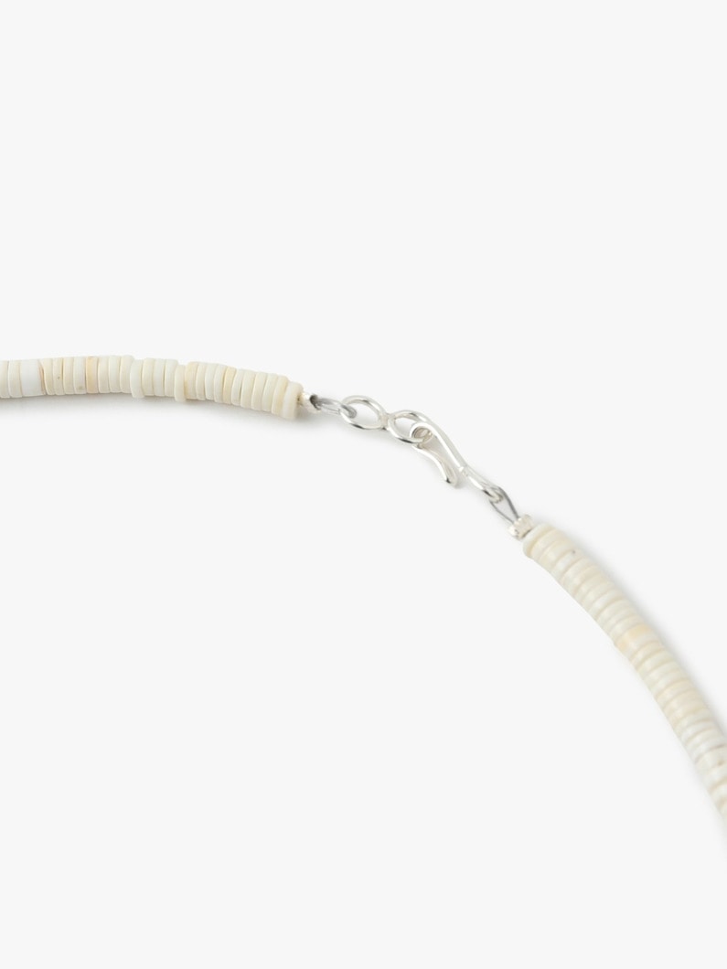 White Melo Shell Spondylus Shell Necklace 詳細画像 other 2