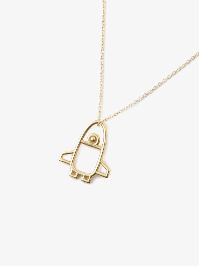 Pearl Space Shuttle Necklace 詳細画像 gold 3