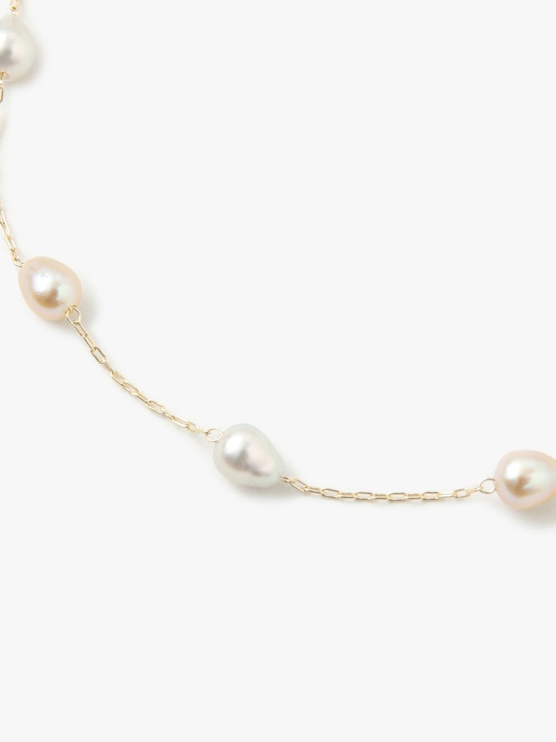 14kt Adjustable Multi Color Akoya Pearl Necklace 詳細画像 other 3