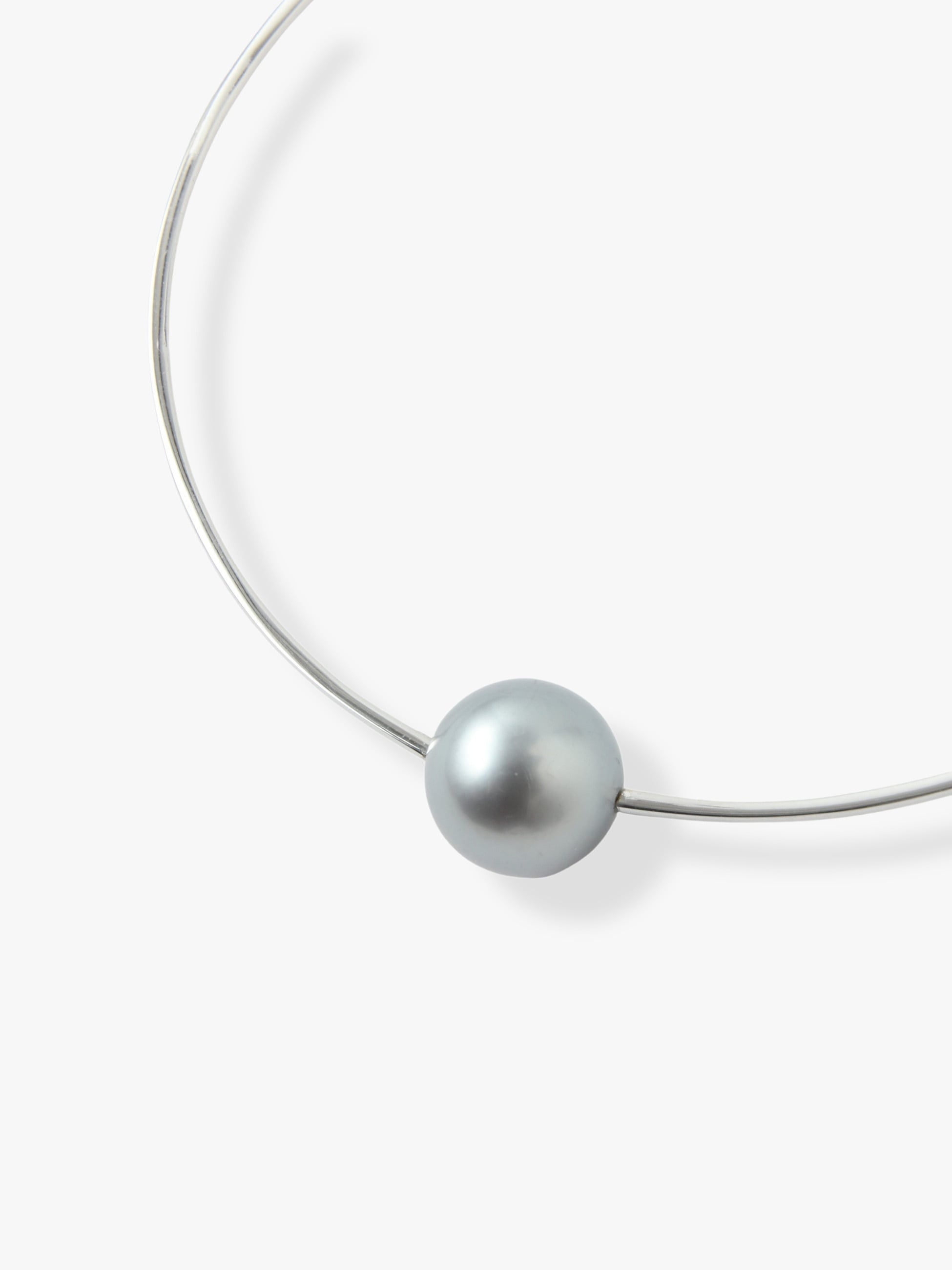 Anorexia Pearl Bracelet (black) 詳細画像 white gold 1